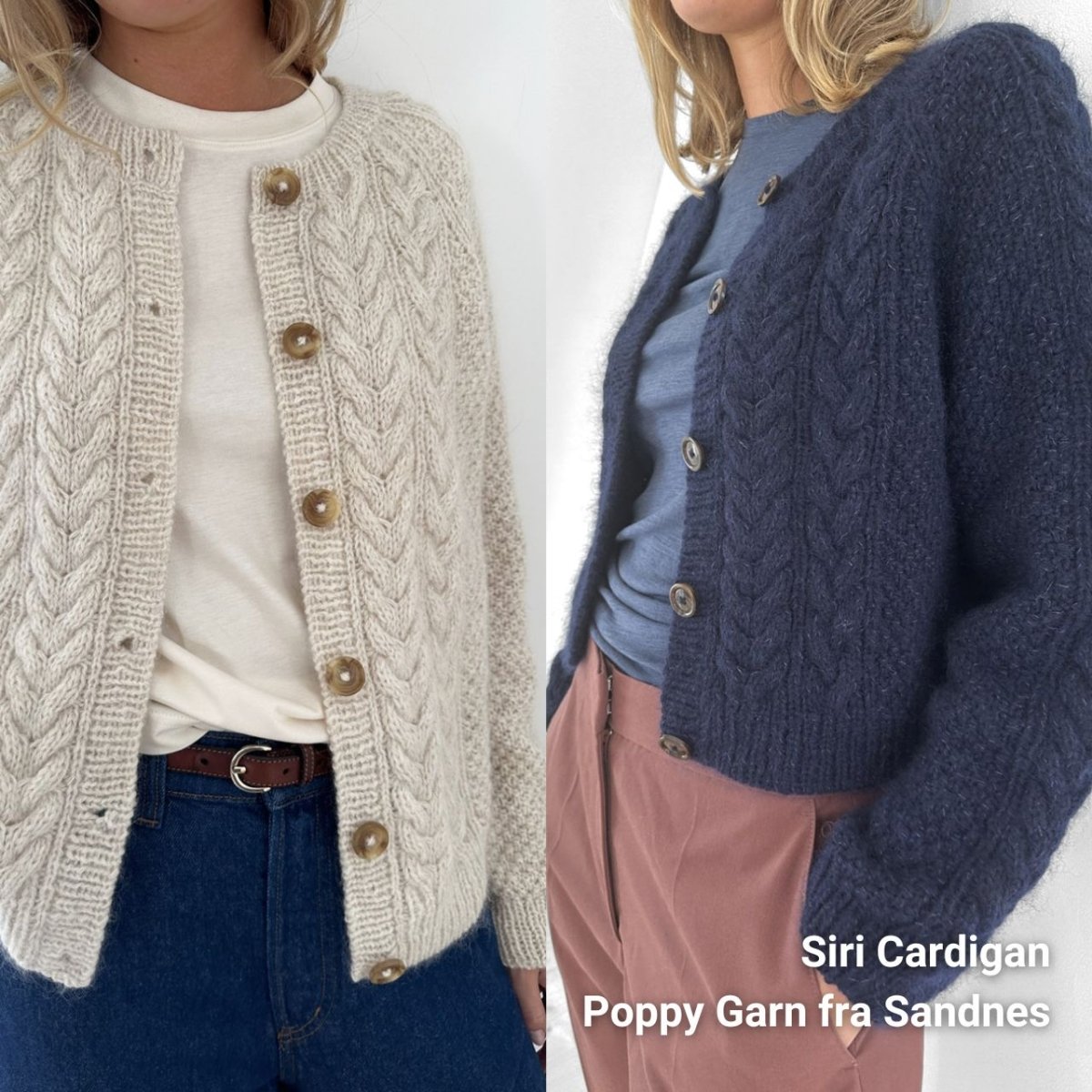 Siri cardigan fra Le Knit (Opskrift i fysisk papirudgave)
