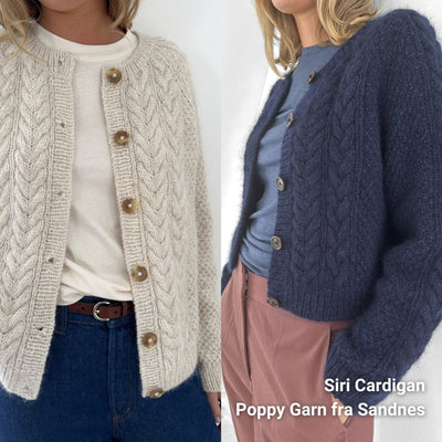 Siri cardigan fra Le Knit (Opskrift i fysisk papirudgave) - KreStoffer