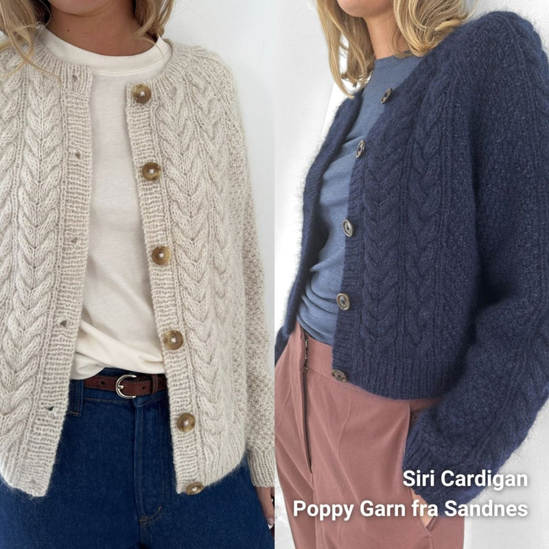 Siri cardigan fra Le Knit (Opskrift i fysisk papirudgave) - KreStoffer