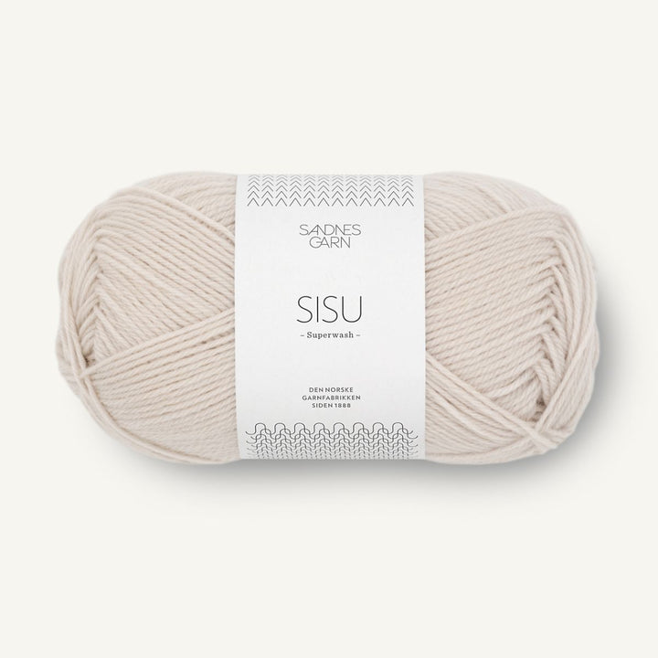 Sisu garn fra Sandnes Garn Lys kalk