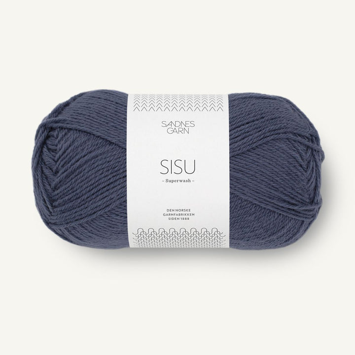Sisu garn fra Sandnes Garn Gråblå