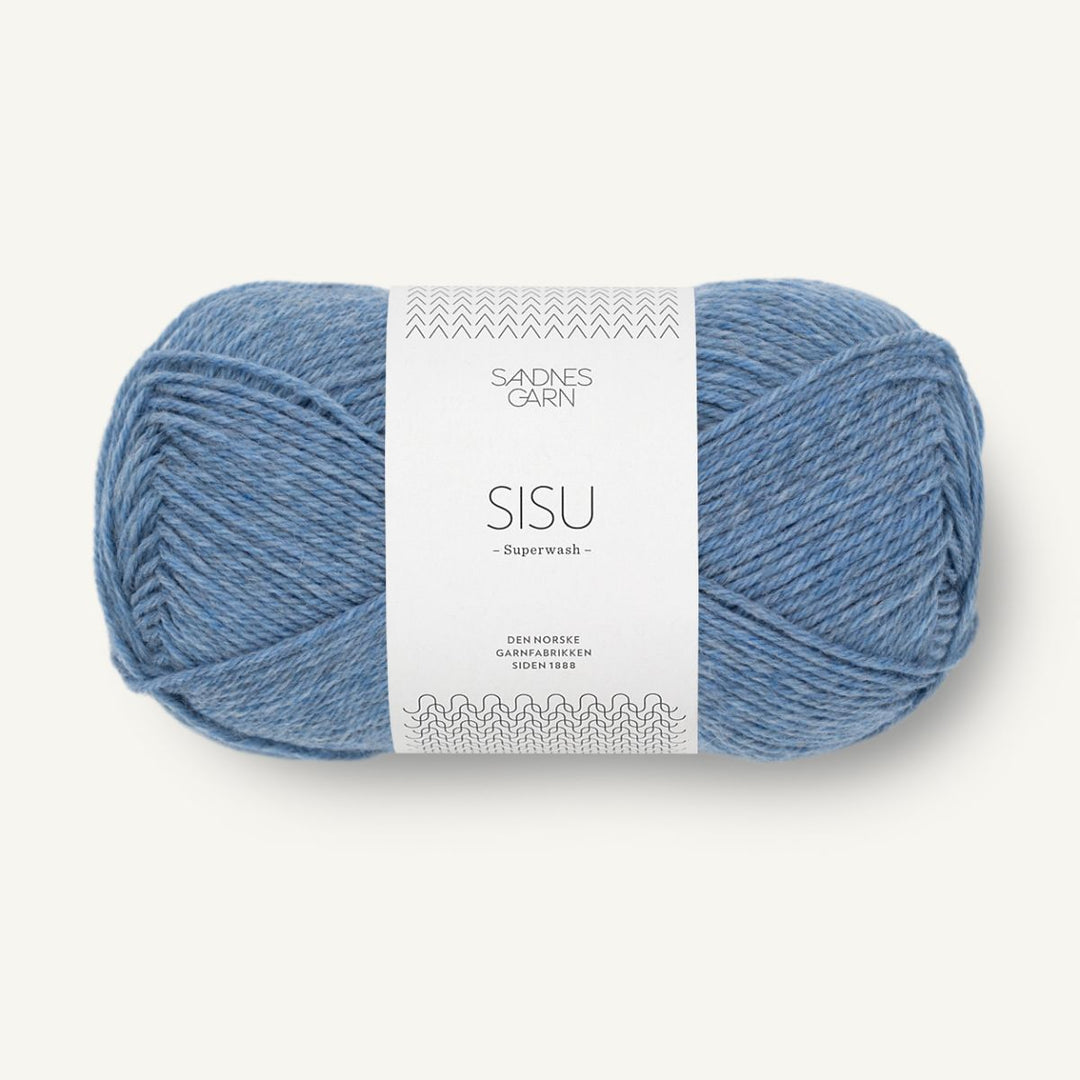 Sisu garn fra Sandnes Garn Blåmeleret
