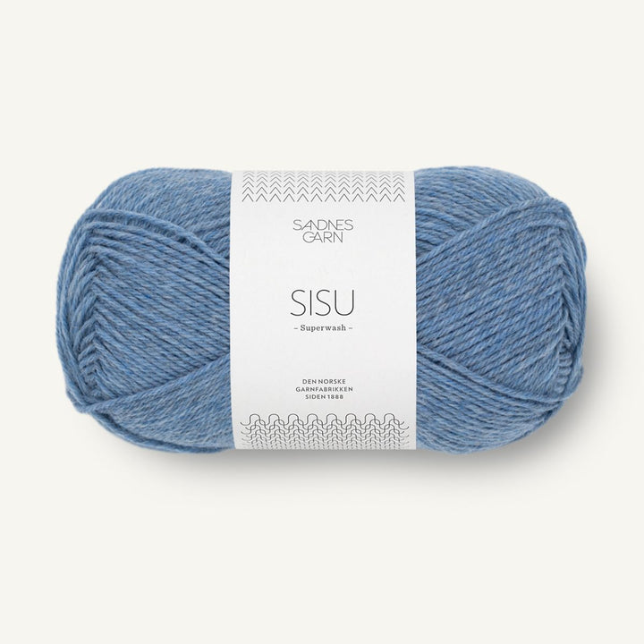 Sisu garn fra Sandnes Garn Blåmeleret