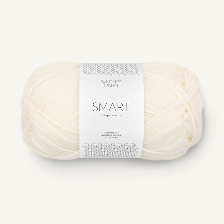 Smart garn fra Sandnes Garn Hvid