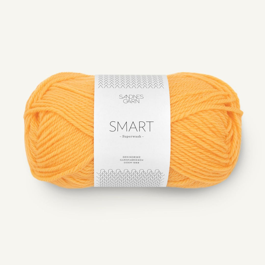 Smart garn fra Sandnes Garn Gul