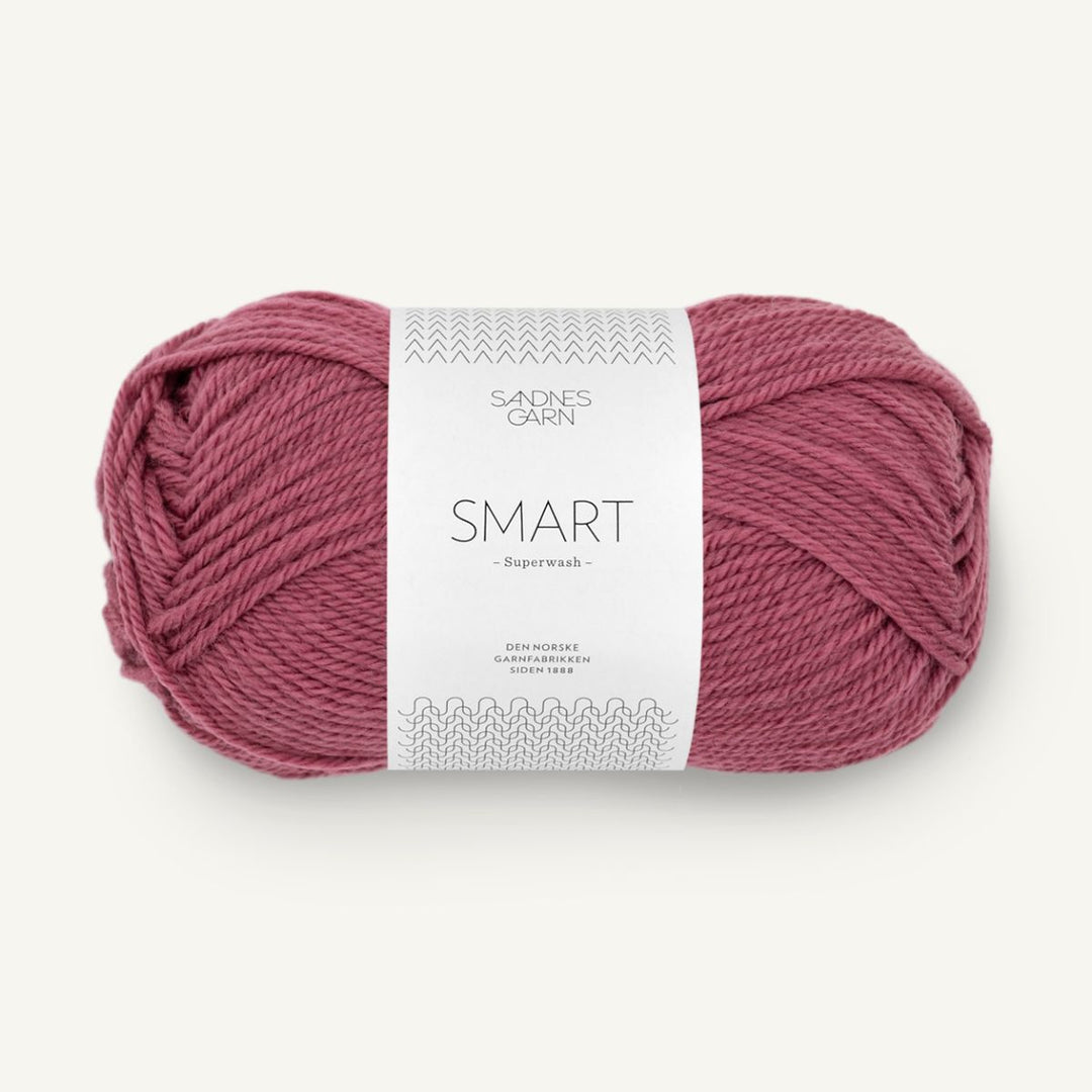Smart garn fra Sandnes Garn Mørk gammelrosa