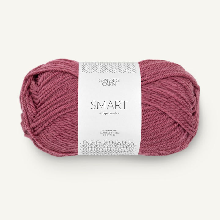 Smart garn fra Sandnes Garn Mørk gammelrosa