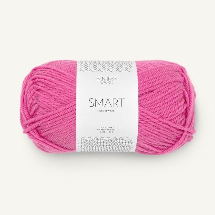 Smart garn fra Sandnes Garn Varm rosa