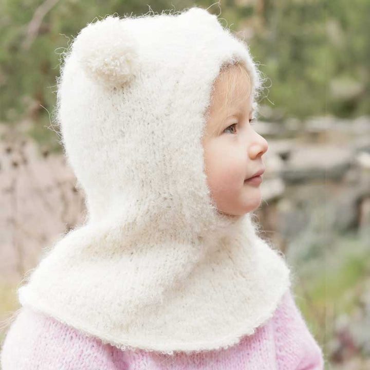 Strikkekit Snow Bear Balaclava 50-12 fra DROPS