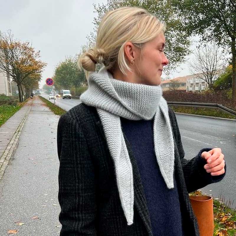 Strikkekit Sophie Shawl fra PetiteKnit i Alpakka Uld garn