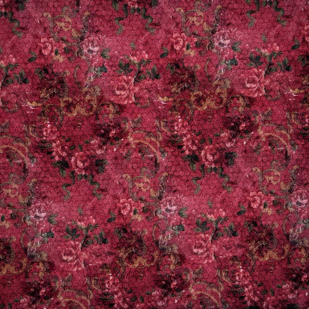 Digital canvas med malede blomster