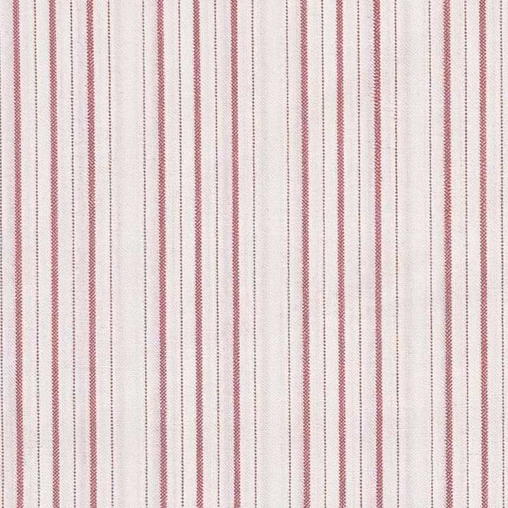 Fast stof med koralrøde striber