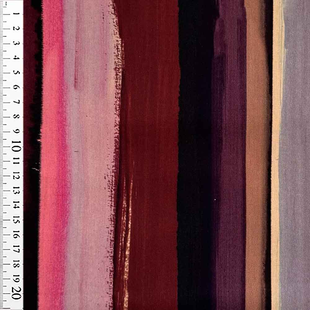 Fast digital stof med multicolour brede striber