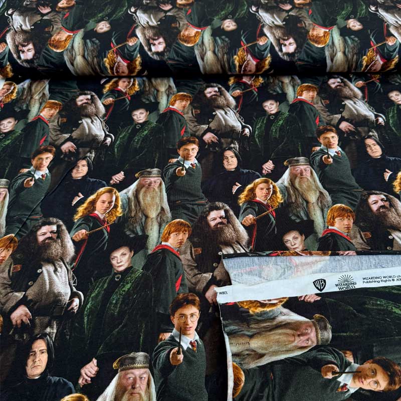 Digital bomuldsjersey med Harry Potter