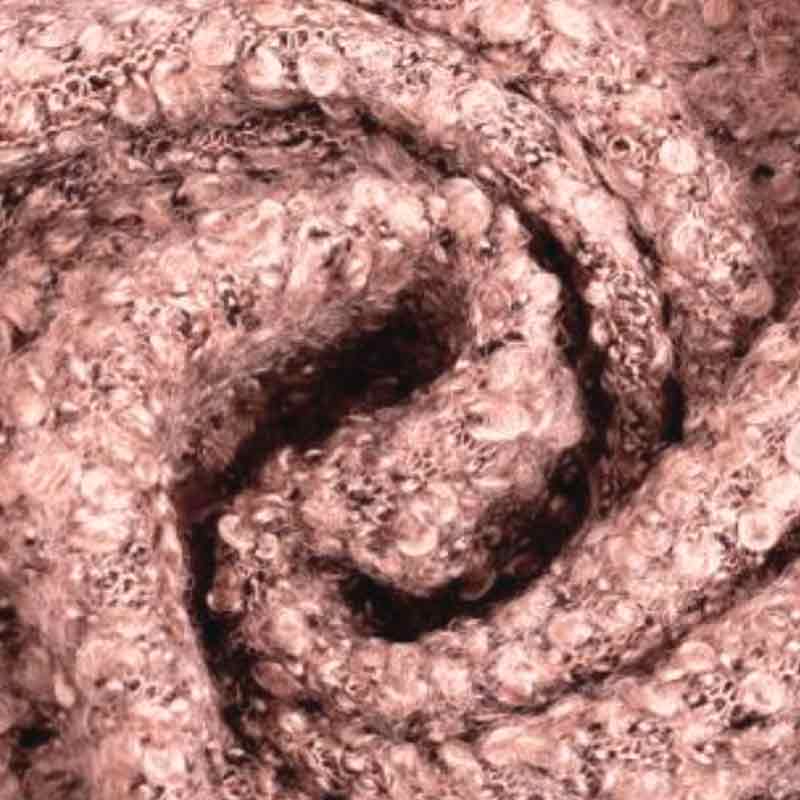 Meleret boucle i rosa