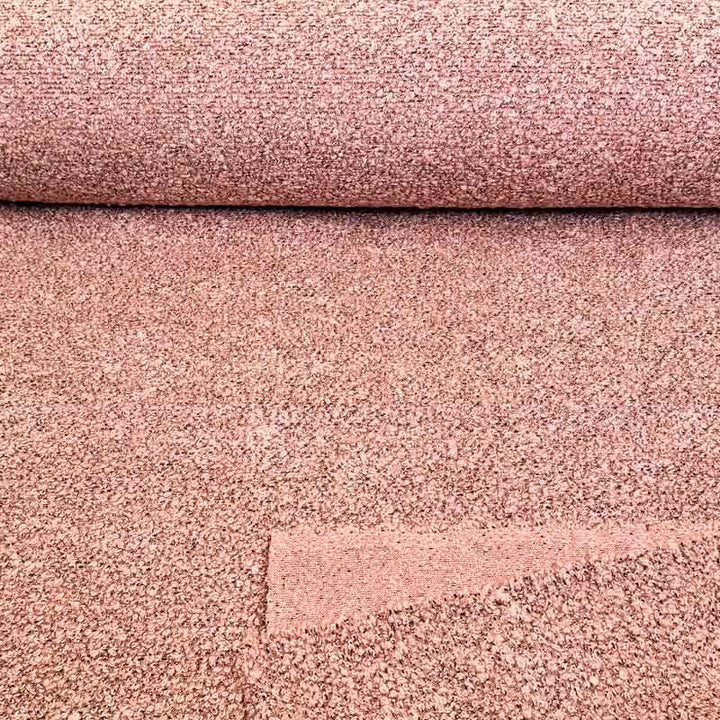 Meleret boucle i rosa