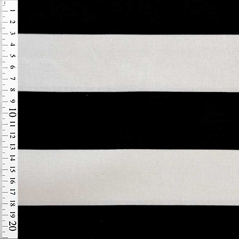 Canvas med sorte/hvide striber
