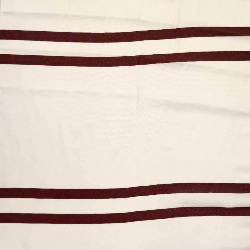 Fast viscose med to parallel brune striber II