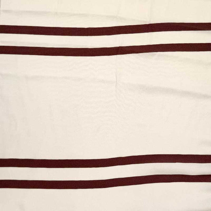 Fast viscose med to parallel brune striber II
