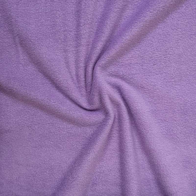 Fleece stof i lilla