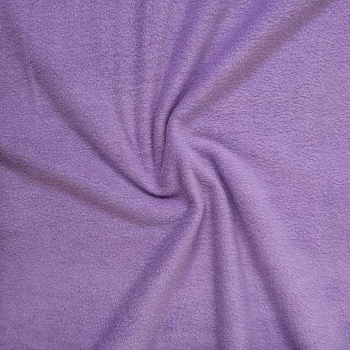 Fleece stof i lilla