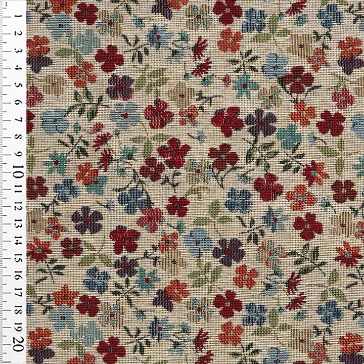 Gobelin med små blomster