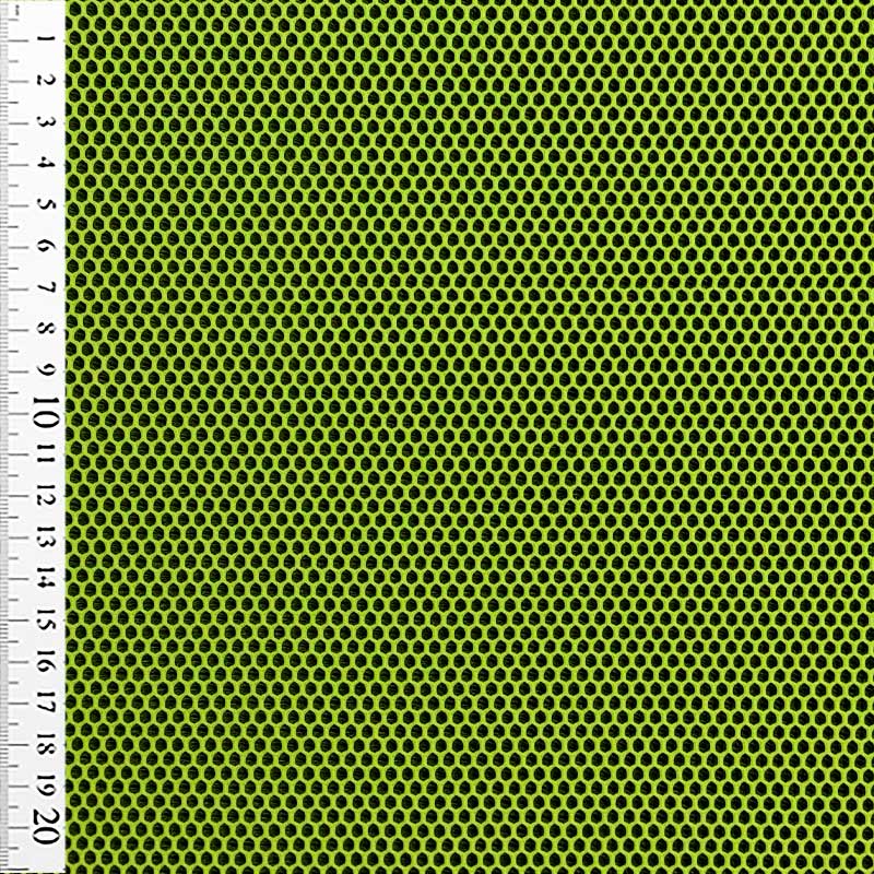 Stof til tasker i sort/lime