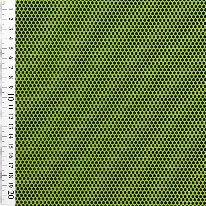 Stof til tasker i sort/lime