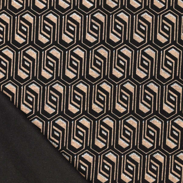 Punta Roma med glitrende effekt i sort/beige