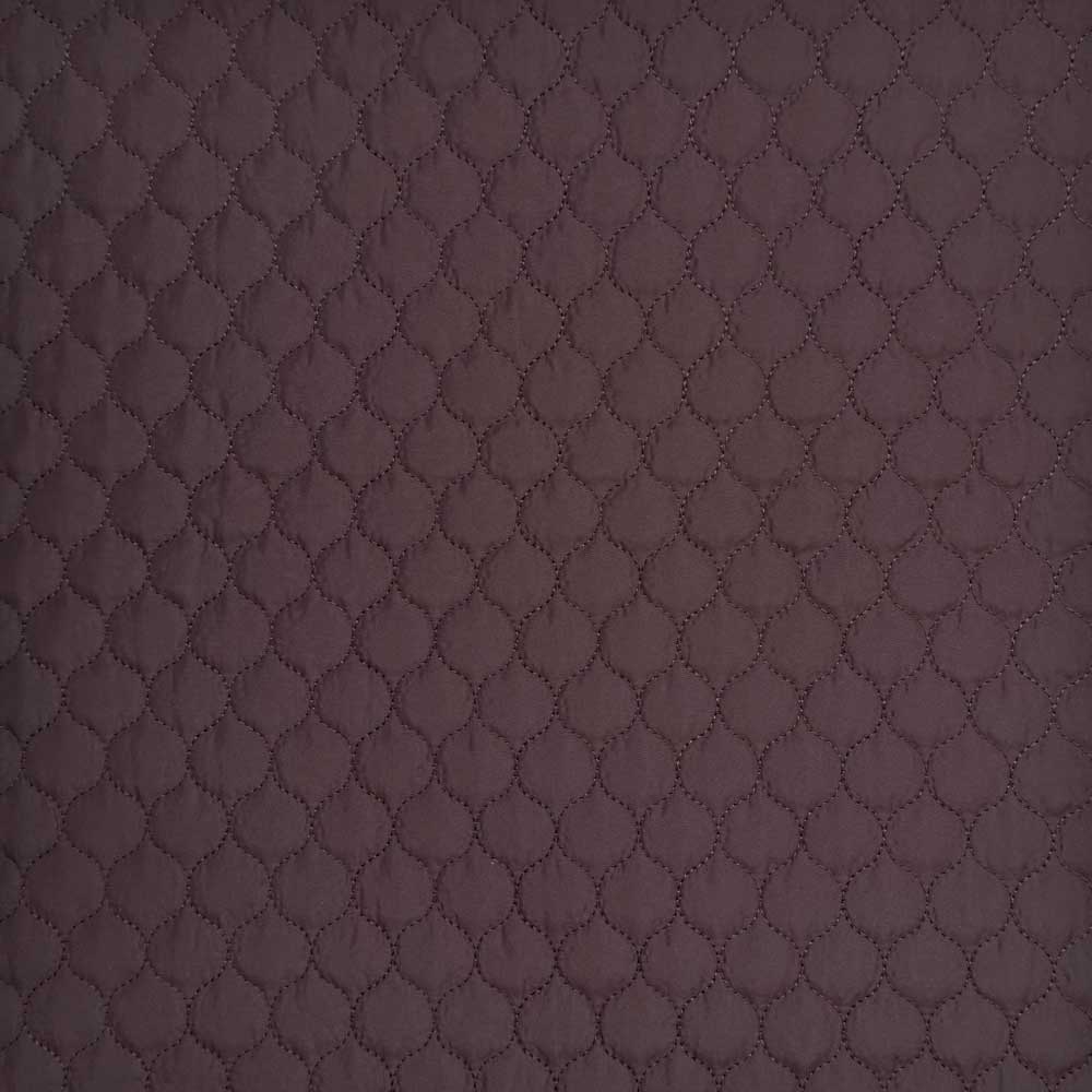 Quilt i små felter kastanje