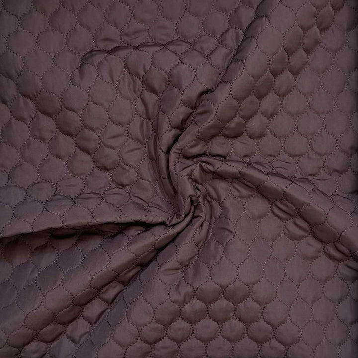Quilt i små felter kastanje