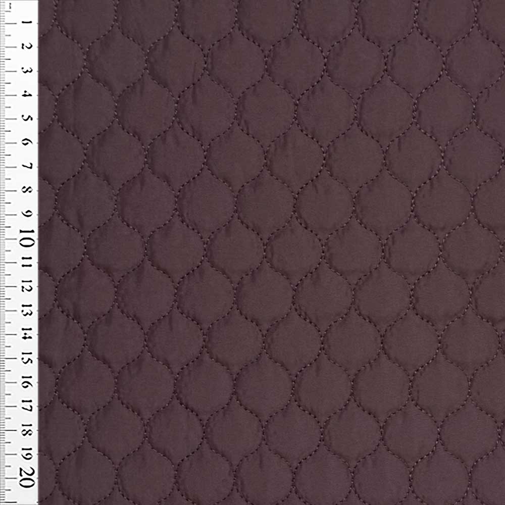 Quilt i små felter kastanje
