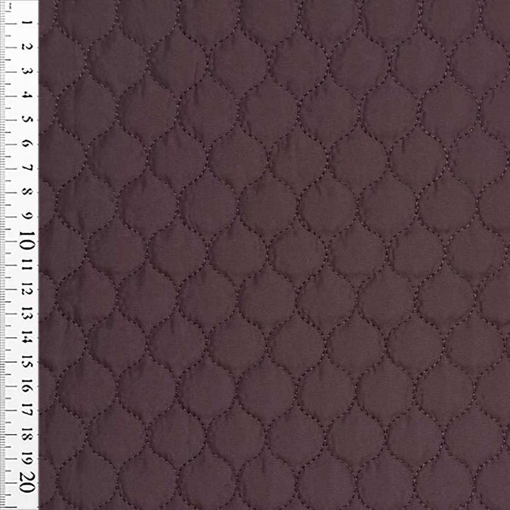 Quilt i små felter kastanje