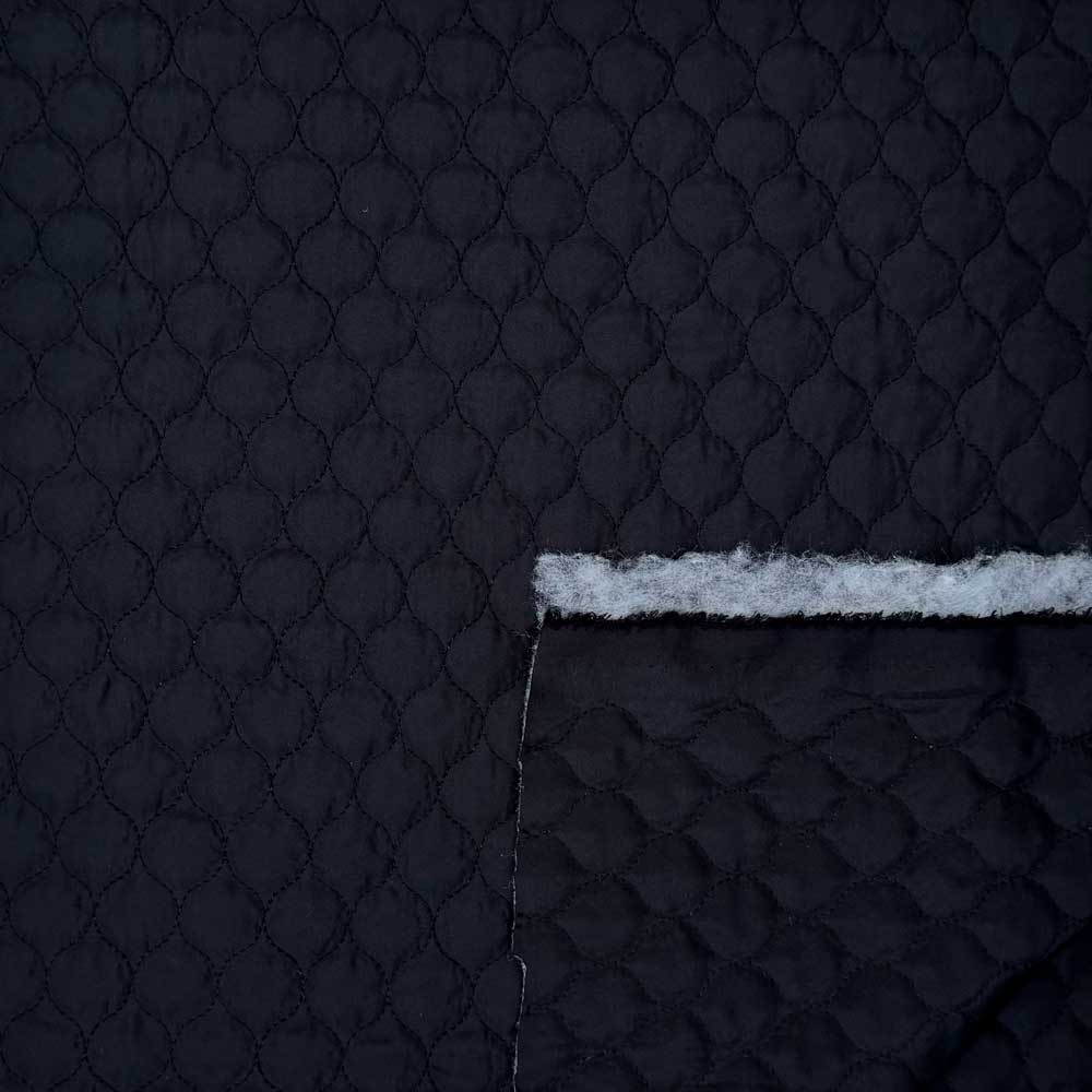 Quilt i små felter sort