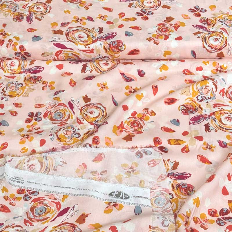 Rayon med Swifting Flora Rosewood fra AGF