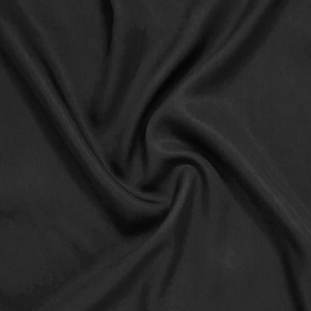 Fast Tencel Twill i sort