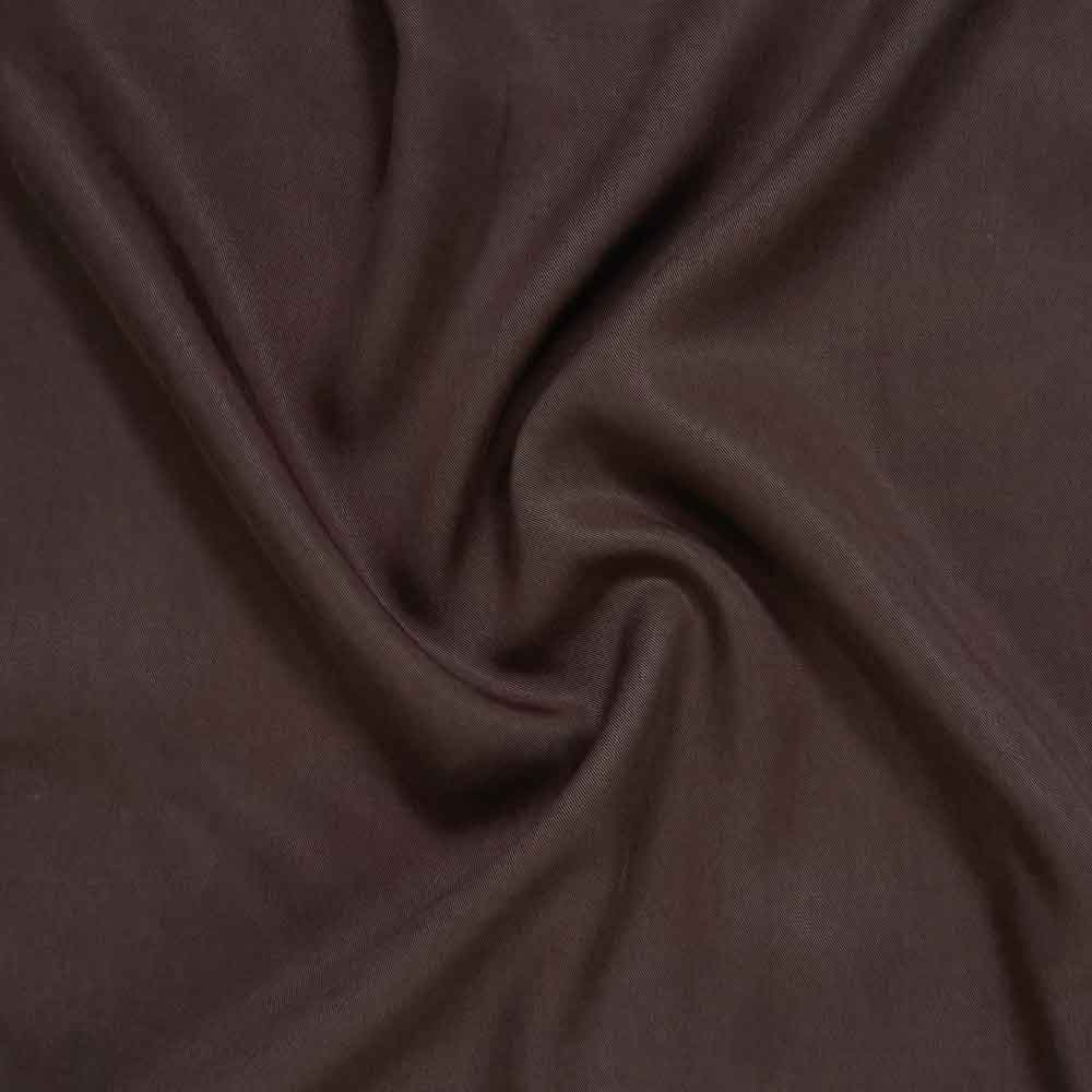 Fast Tencel Twill i mørkebrun