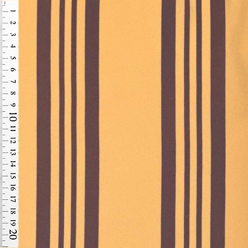 Fast viscose med brune variable striber II