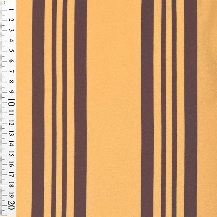 Fast viscose med brune variable striber II