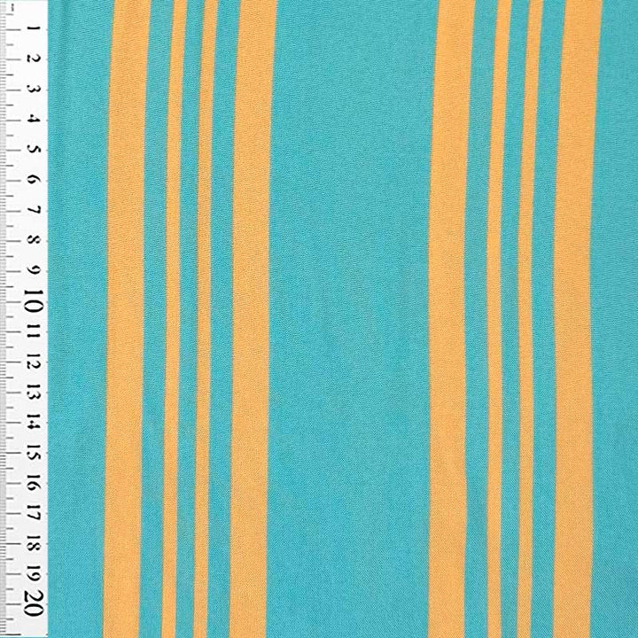 Fast viscose med varm gule variable striber