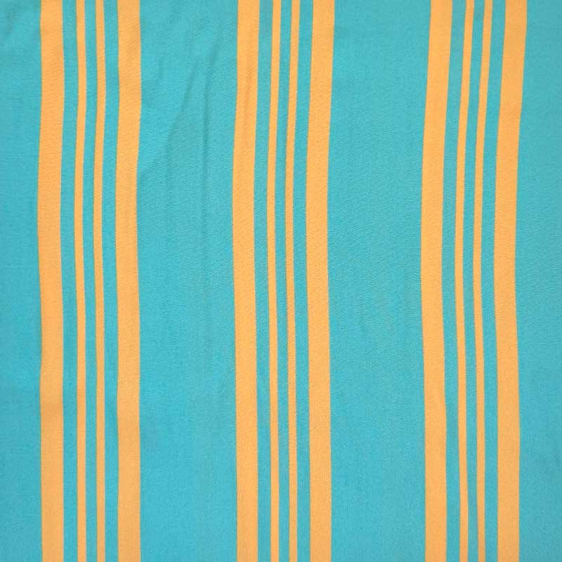Fast viscose med varm gule variable striber