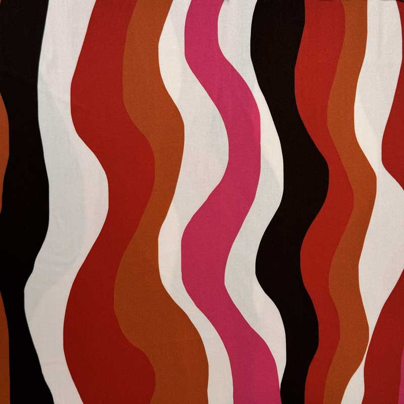 Fast viscose med retro mønster fra Light and Lush