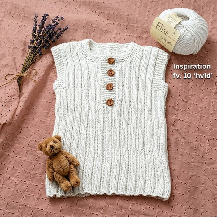 Strikkekit Baby vest i Elise garn