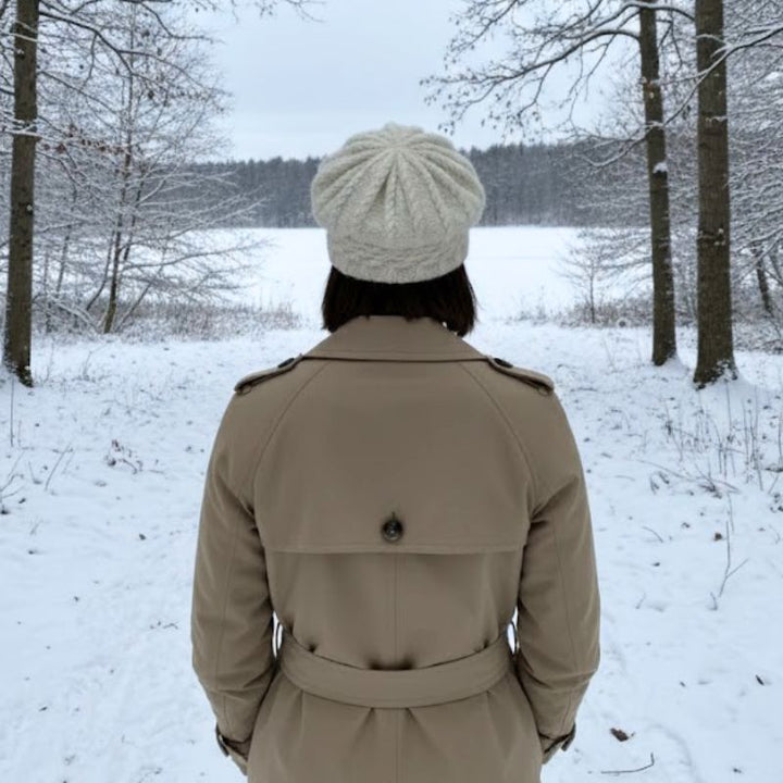 Strikkekit til hue a la Dronning Mary i Merinould fra Sandnes Garn