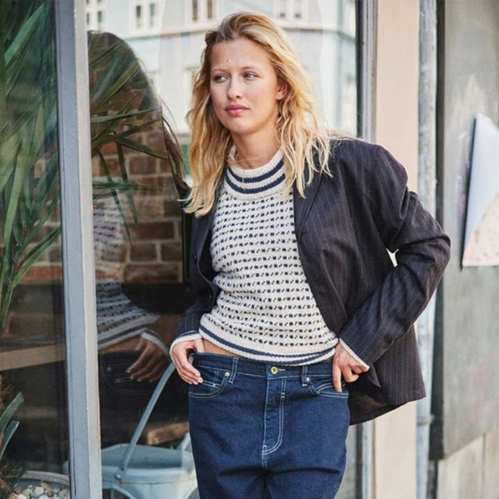 Strikkekit Islandsk Sweater Dame 72_7 i Sisu garn