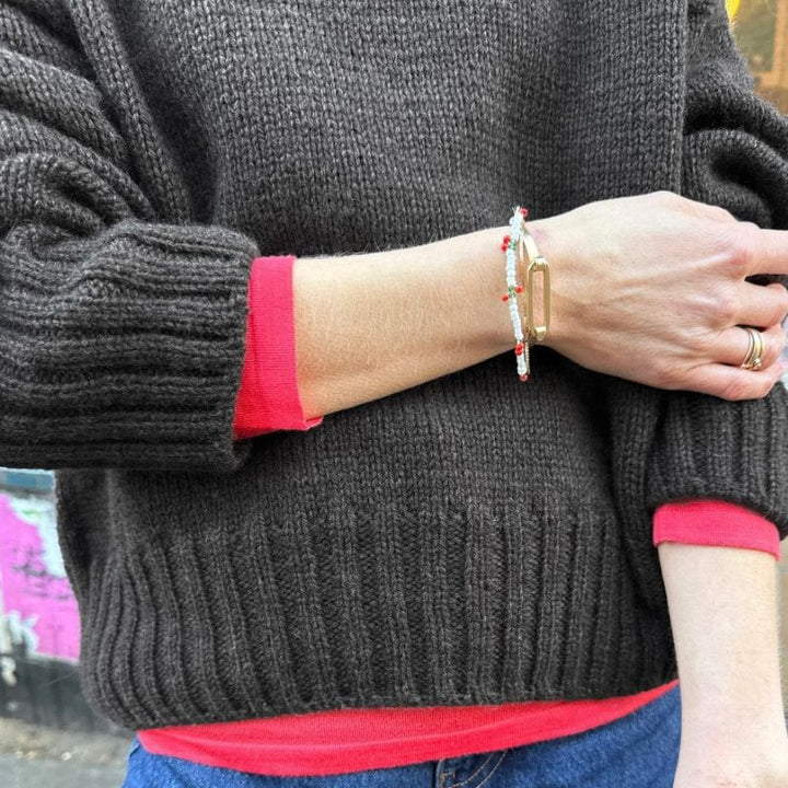 Hannah Sweater O-Neck fra PetiteKnit (Opskrift i fysisk papirudgave)