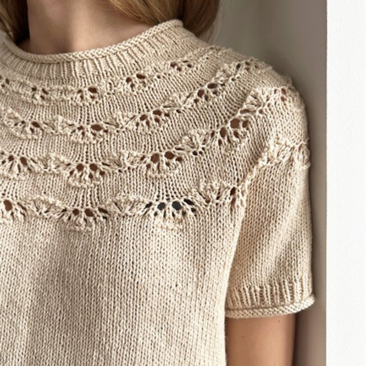 Noomi Tee fra Le Knit i Line garn
