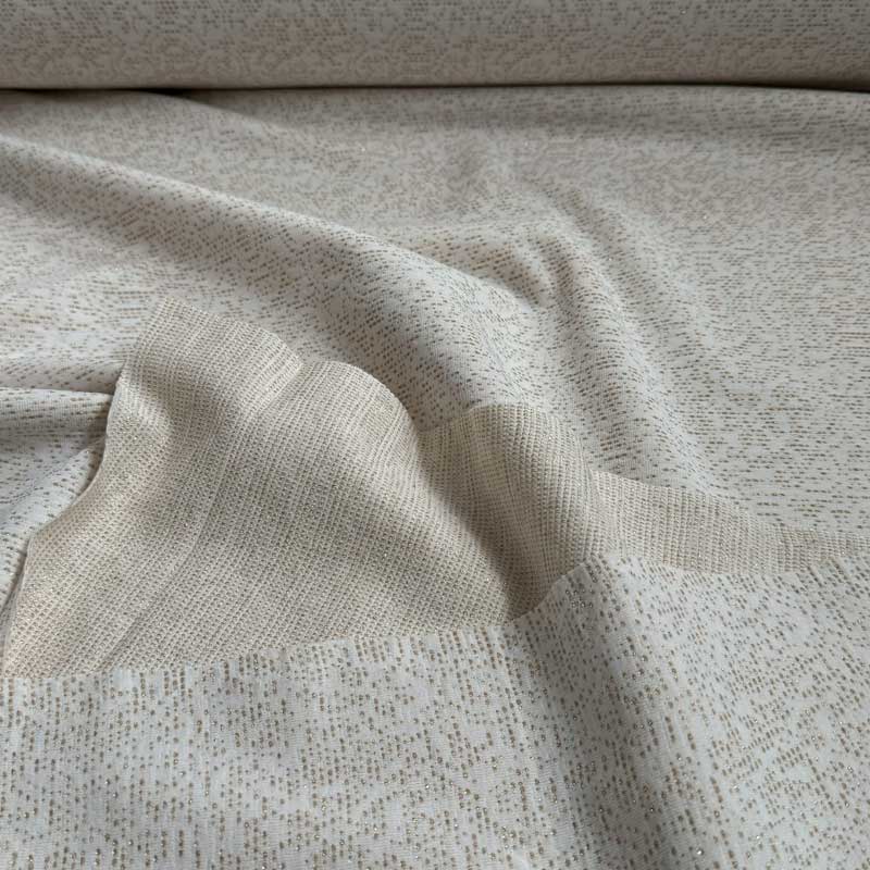 Strik vare med lurex detaljer
