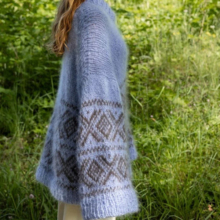 Strikkekit 2410-1 Fun Chunky Marius i Ballerina Chunky Mohair fra Sandnes