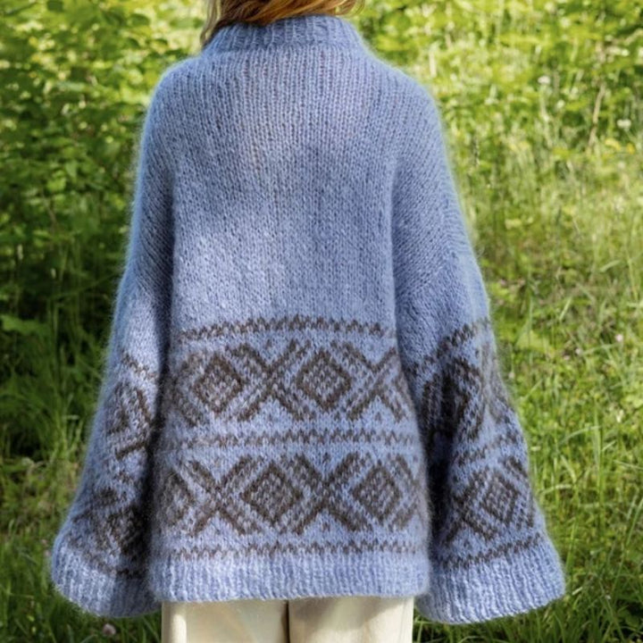 Strikkekit 2410-1 Fun Chunky Marius i Ballerina Chunky Mohair fra Sandnes